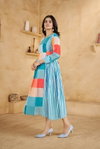 Ojal Cotton Checks Print Western Dress Bulk Orders In India
